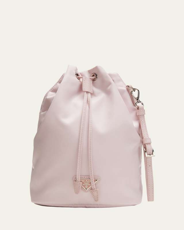 Nylon Drawstring Pouch Wristlet